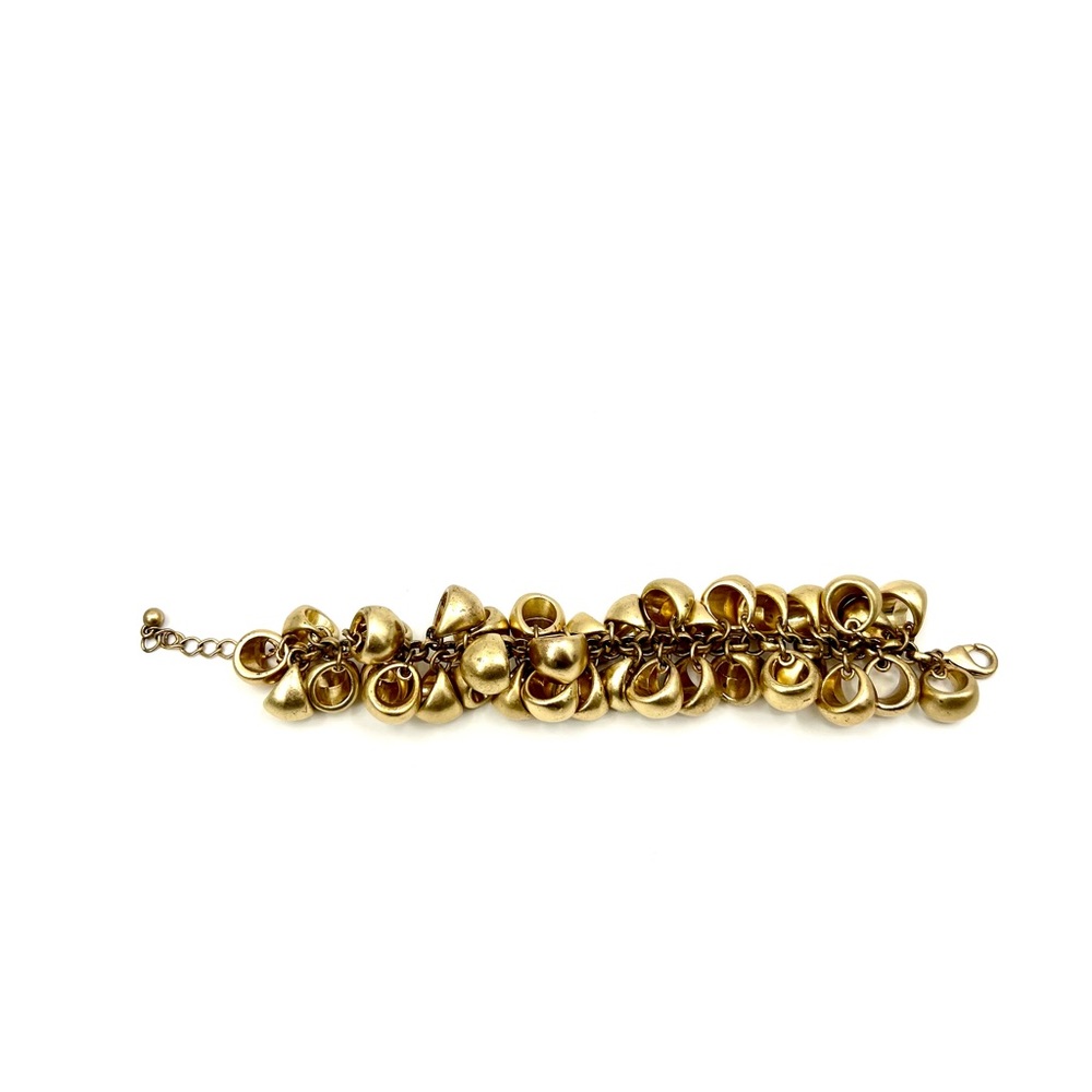 Lia Sophia Cha Cha Cha Gold Tone Chuncky Charm Bracelet - Picture 2 of 8